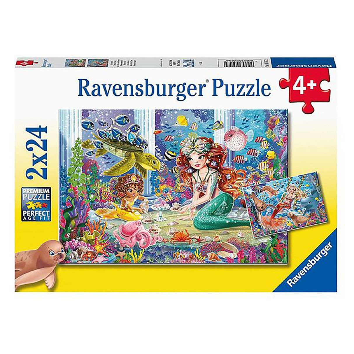 Ravensburger Mermaid Tea Party Jigsaw Puzzles (2x24 pieces)