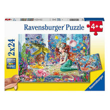 Ravensburger Mermaid Tea Party Jigsaw Puzzles (2x24 pieces)