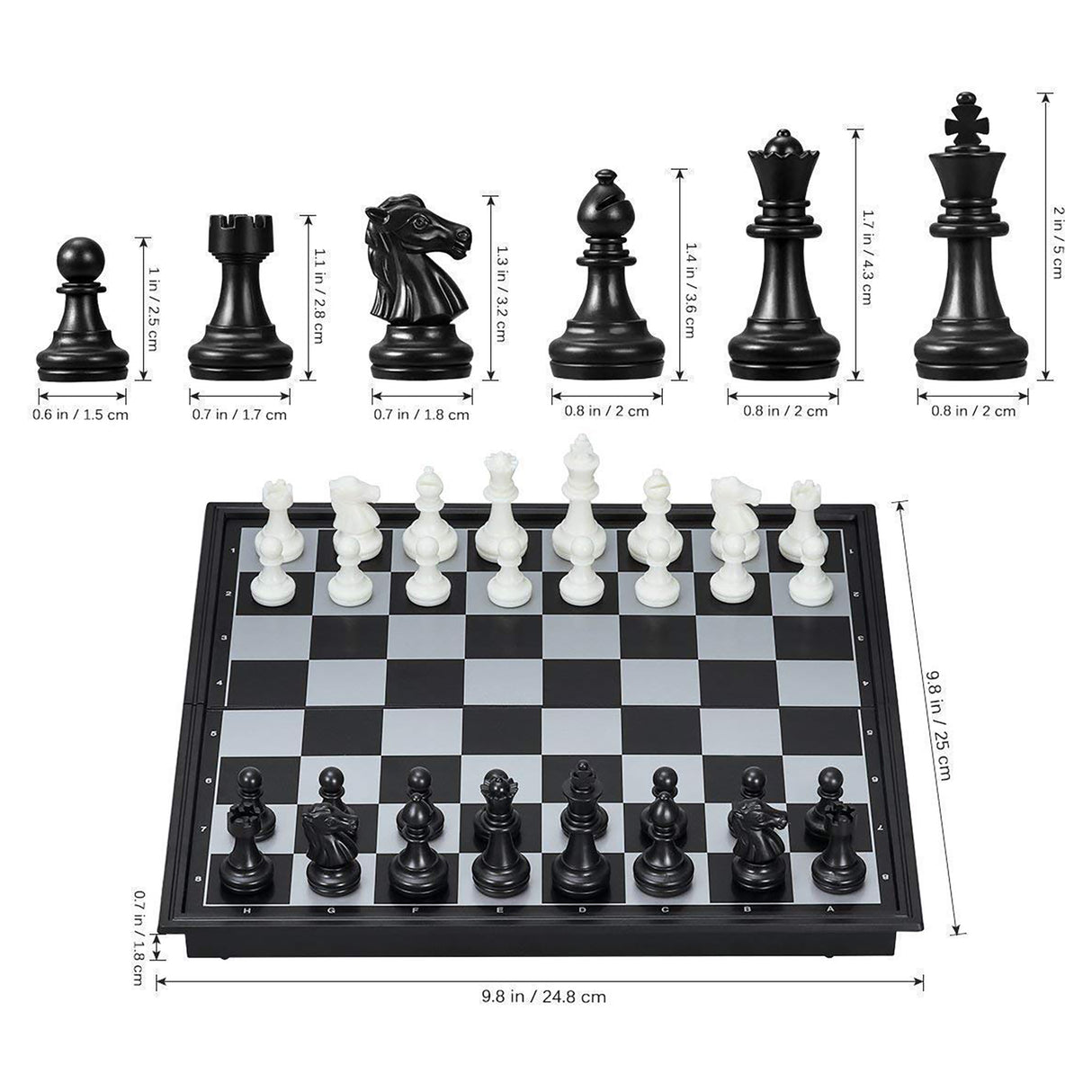UB Magnetic Chess Set (10 inches)