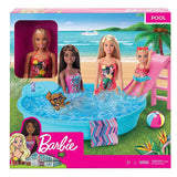 Barbie Estate Playset - Blonde Barbie and Pool