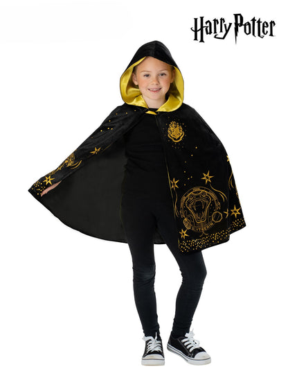 Hogwarts Black & Gold Hooded Robe