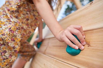 Plum Wooden Monkey Bars