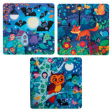 Usborne Book & 3 Jigsaw Puzzles Night time