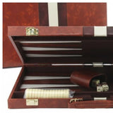 Middleton Games Backgammon Set with Deluxe Case (15 inches)