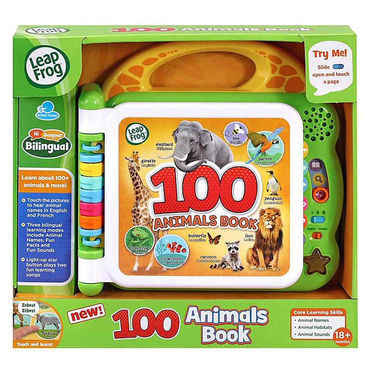 LeapFrog 100 Animals Educational Book