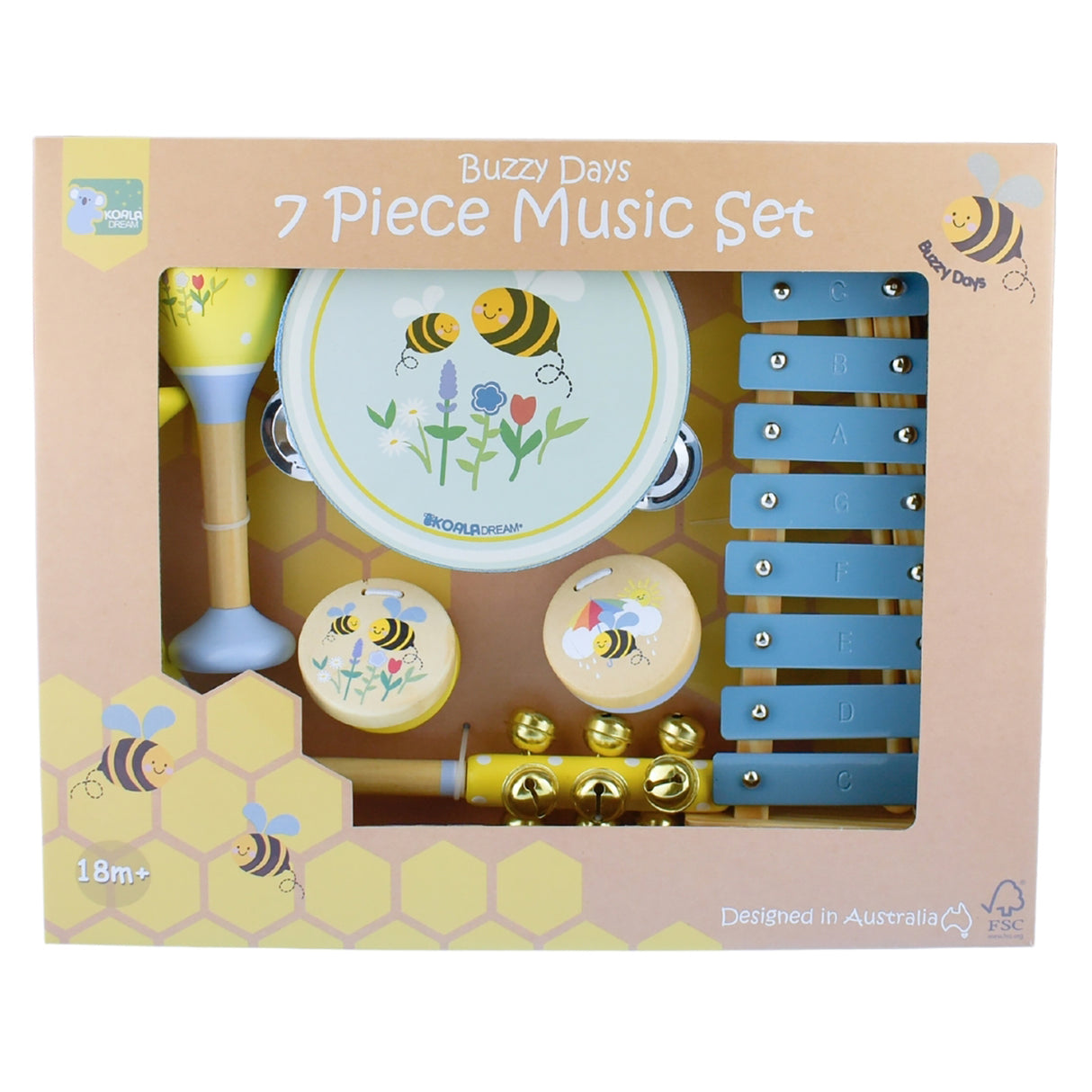 Buzzy Bee 7pc Musical Set