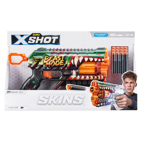 X-SHOT Skins Griefer Foam Dart Blaster by Zuru - Beast Out