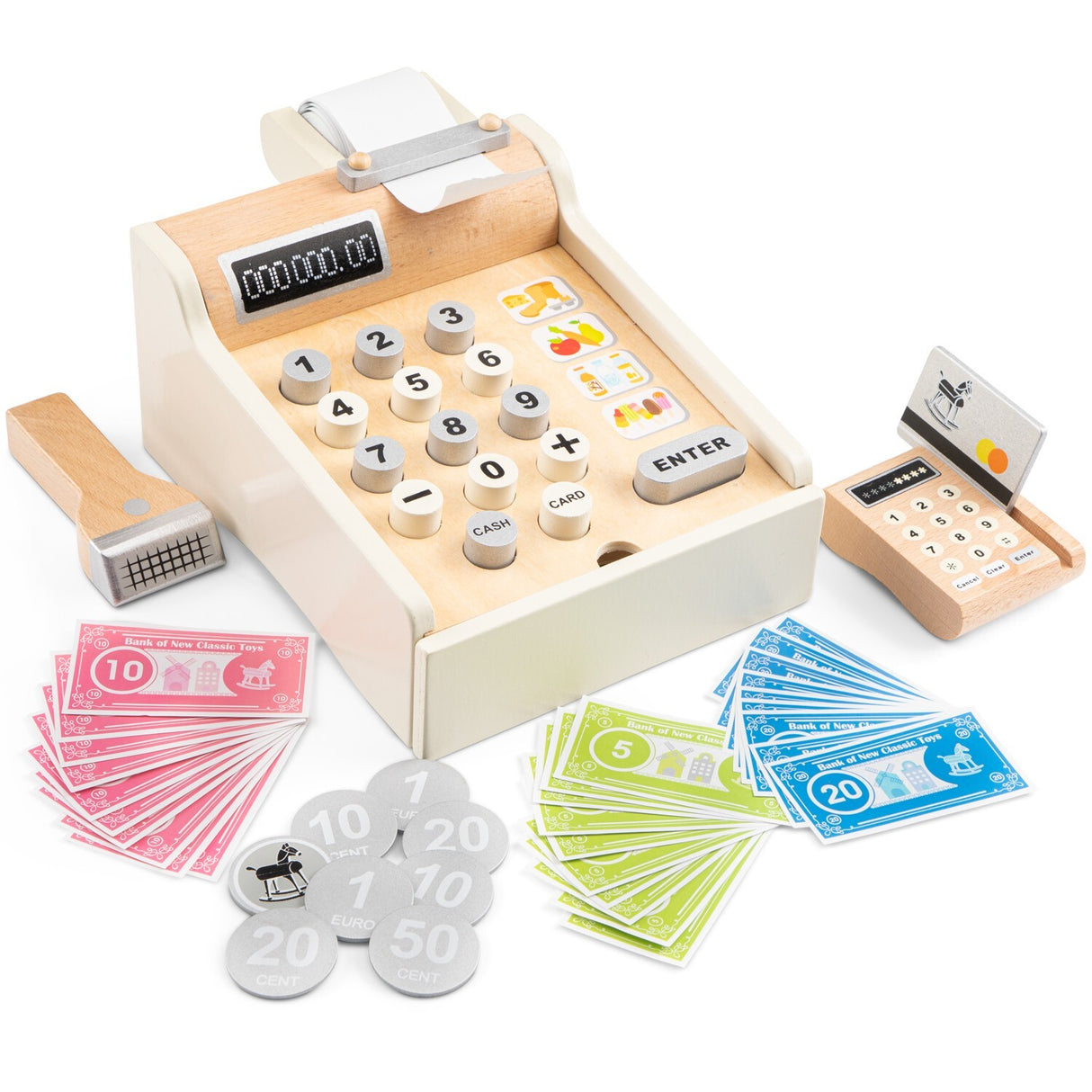 New Classic Toys Wooden Cash Register