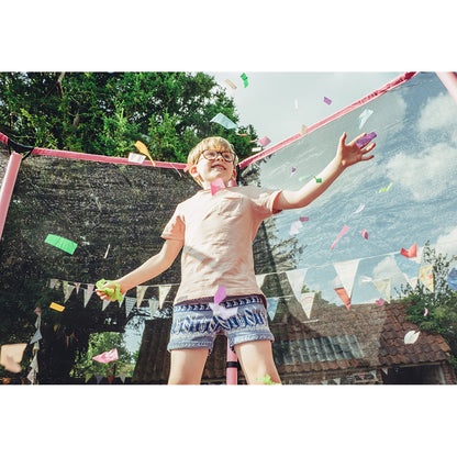 Plum Junior Jumper Trampoline, Black (7 ft)