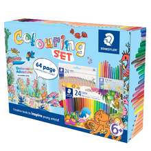 White Smoke Staedtler Underwater Adventures Colouring Set Kids Colouring Books