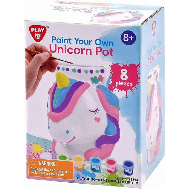 Paint Your Own Ceramic Unicorn Pot