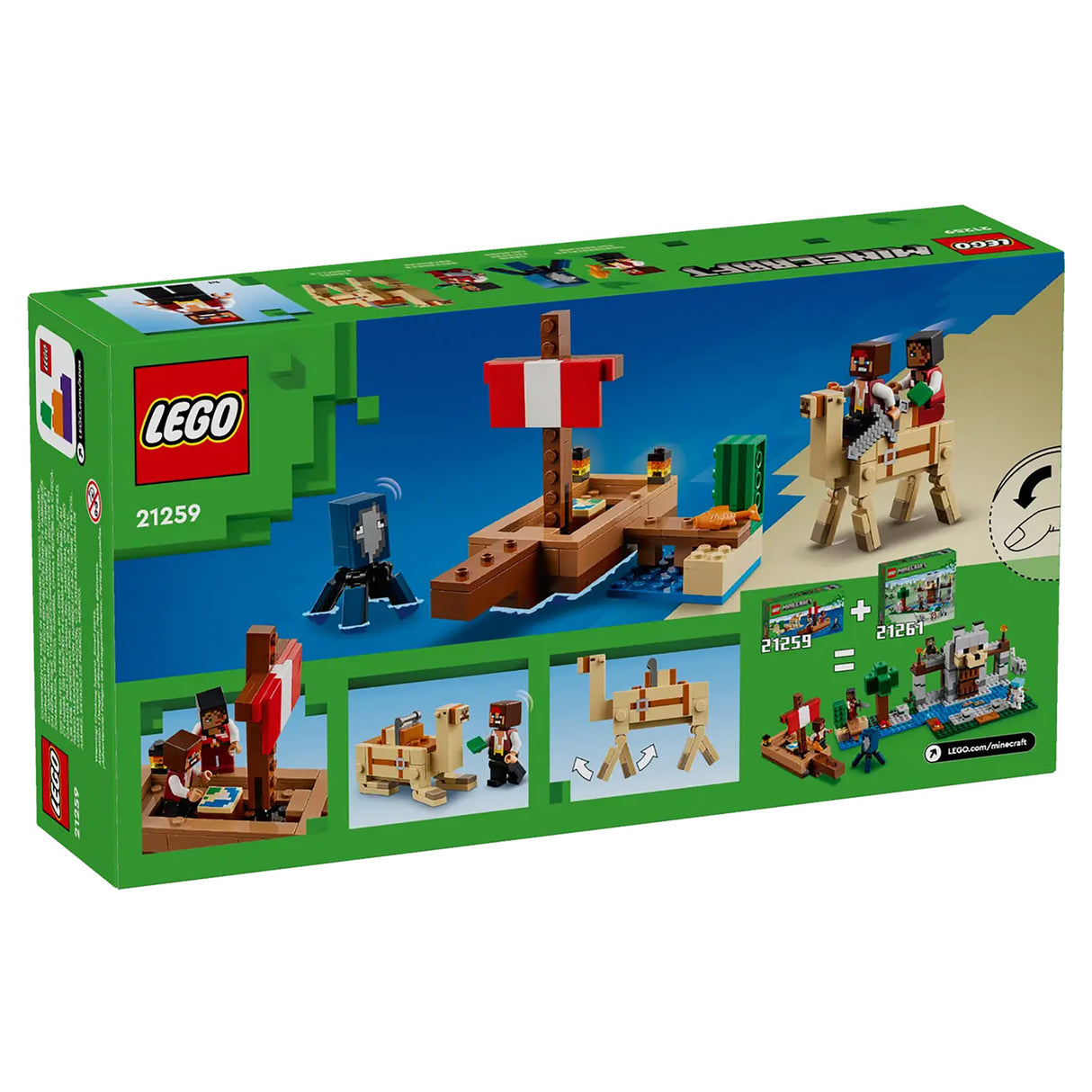 LEGO Minecraft The Pirate Ship Voyage 21259