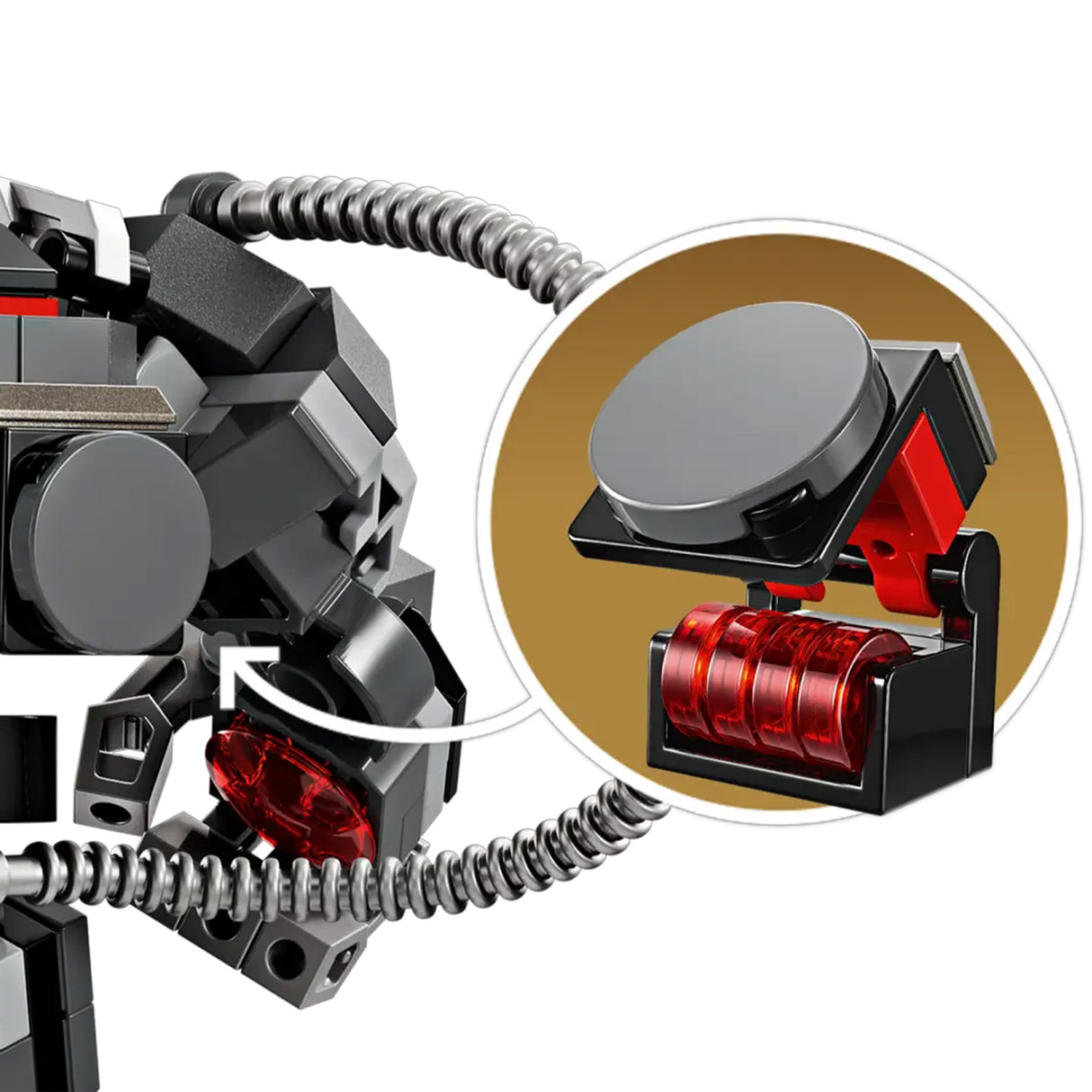 LEGO Marvel War Machine Mech Armor 76277, (154-pieces)