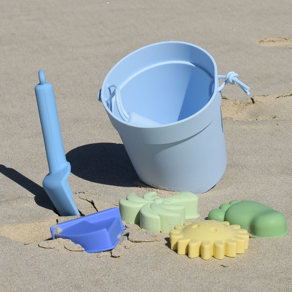 Silicone Beach 6pce Set Blue