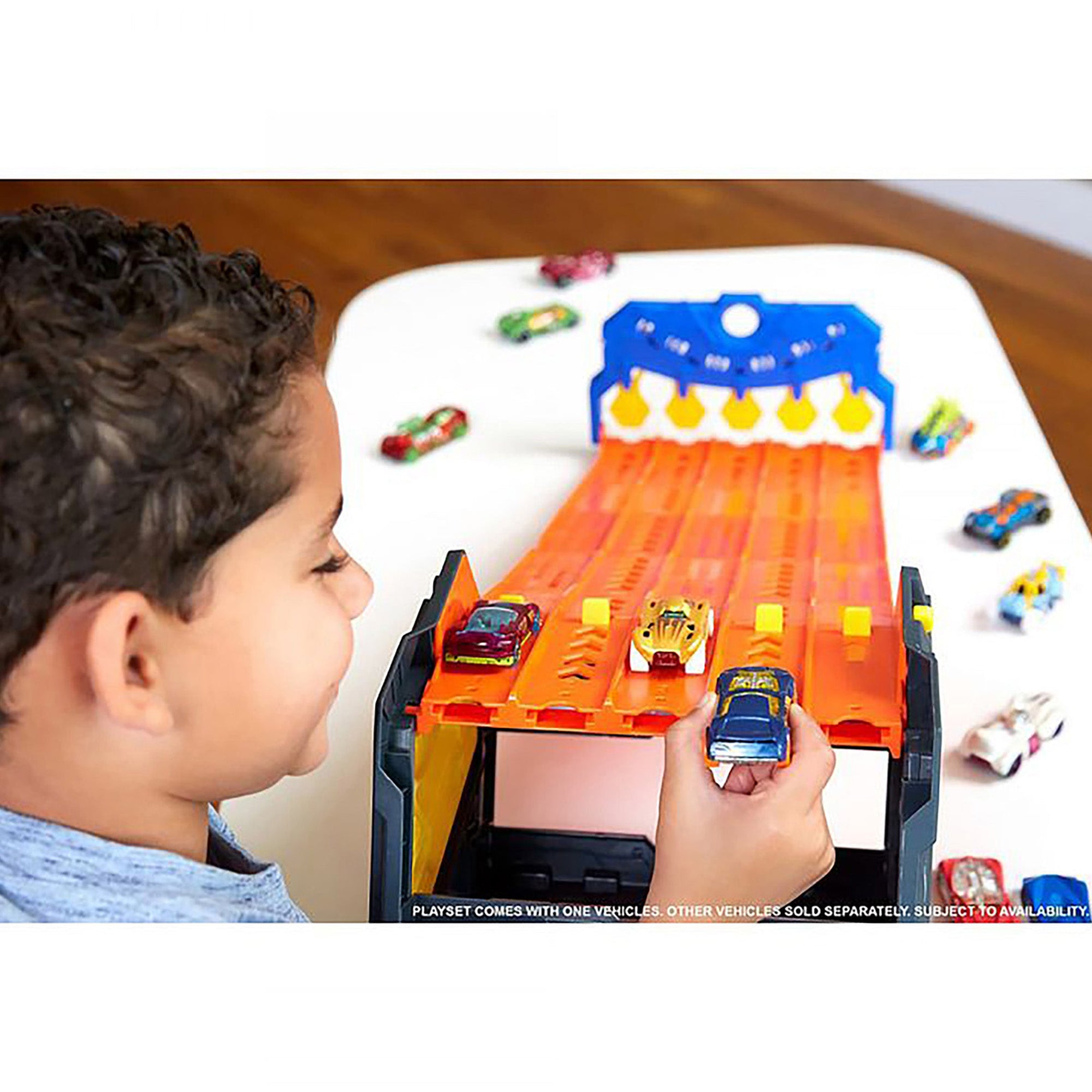 Hot wheels best sale pop out raceway