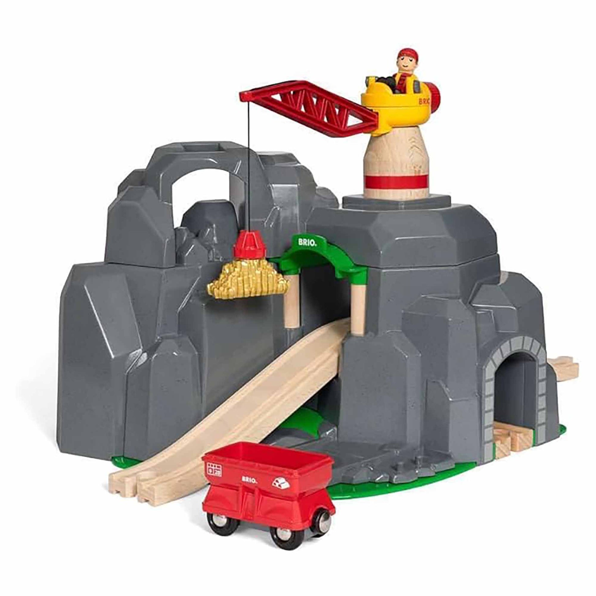 BRIO 33889 Railway Crane and Mountain Tunnel