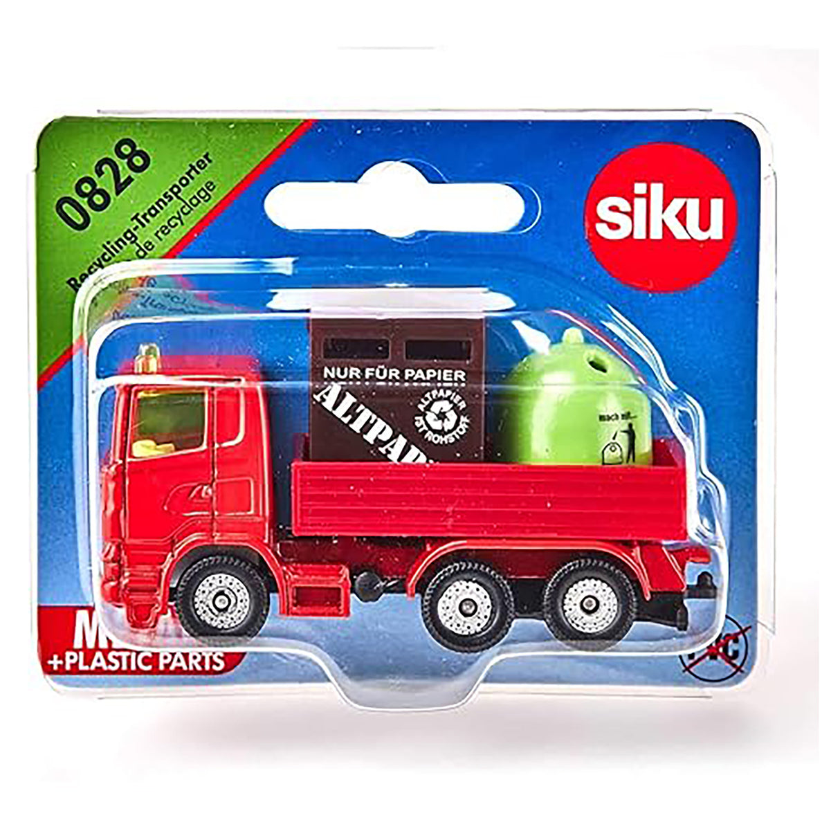 Siku 0828 Die-Cast Vehicle - Recycling Transporter