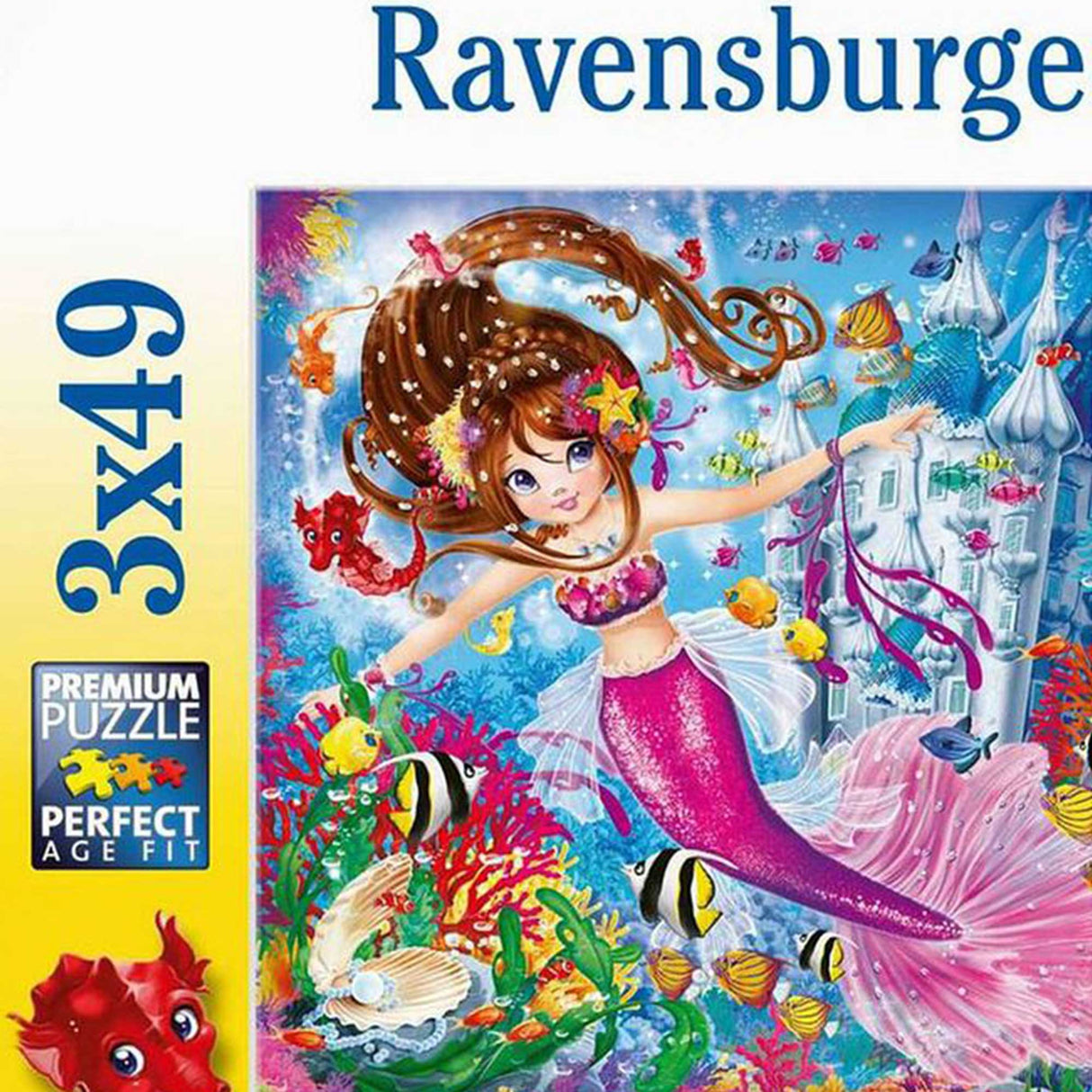 Ravensburger Charming Mermaids Puzzles (3x49 pieces)
