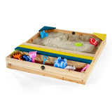 Plum Store-It Wooden Sand Pit (Natural)