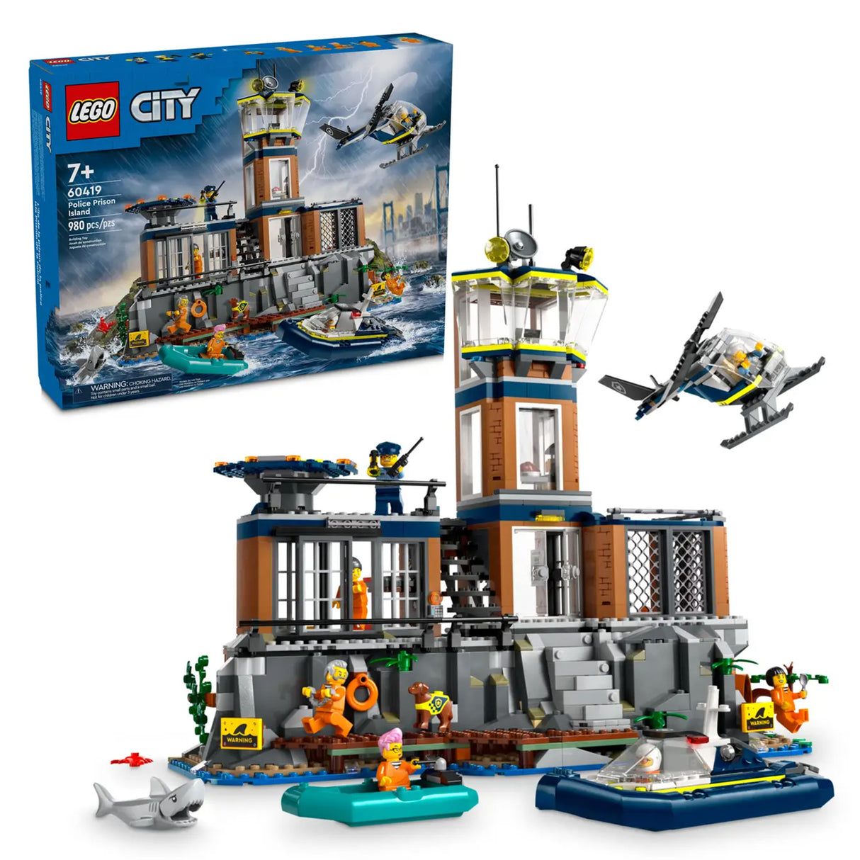 LEGO City Police Prison Island 60419, (980-pieces)