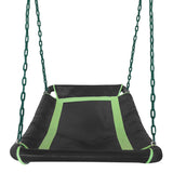 Lifespan Kids Pallas Play Tower with Metal Swing Set in Green Slide