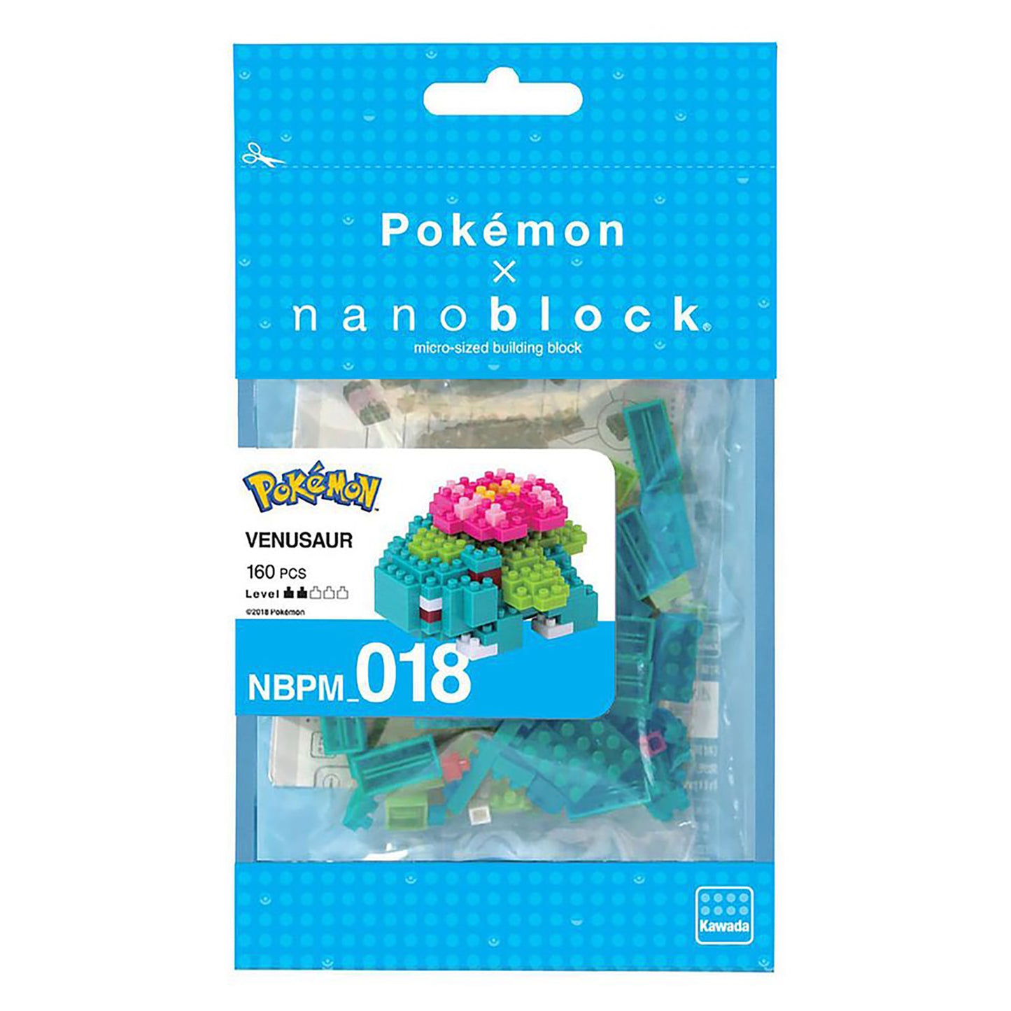 Nanoblock Pokemon - Venusaur (160 pieces)