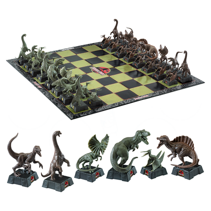The Noble Collection Jurassic Park Official Chess Set