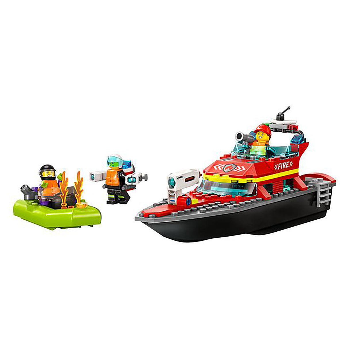 LEGO City Fire Rescue Boat 60373 (144 pieces)