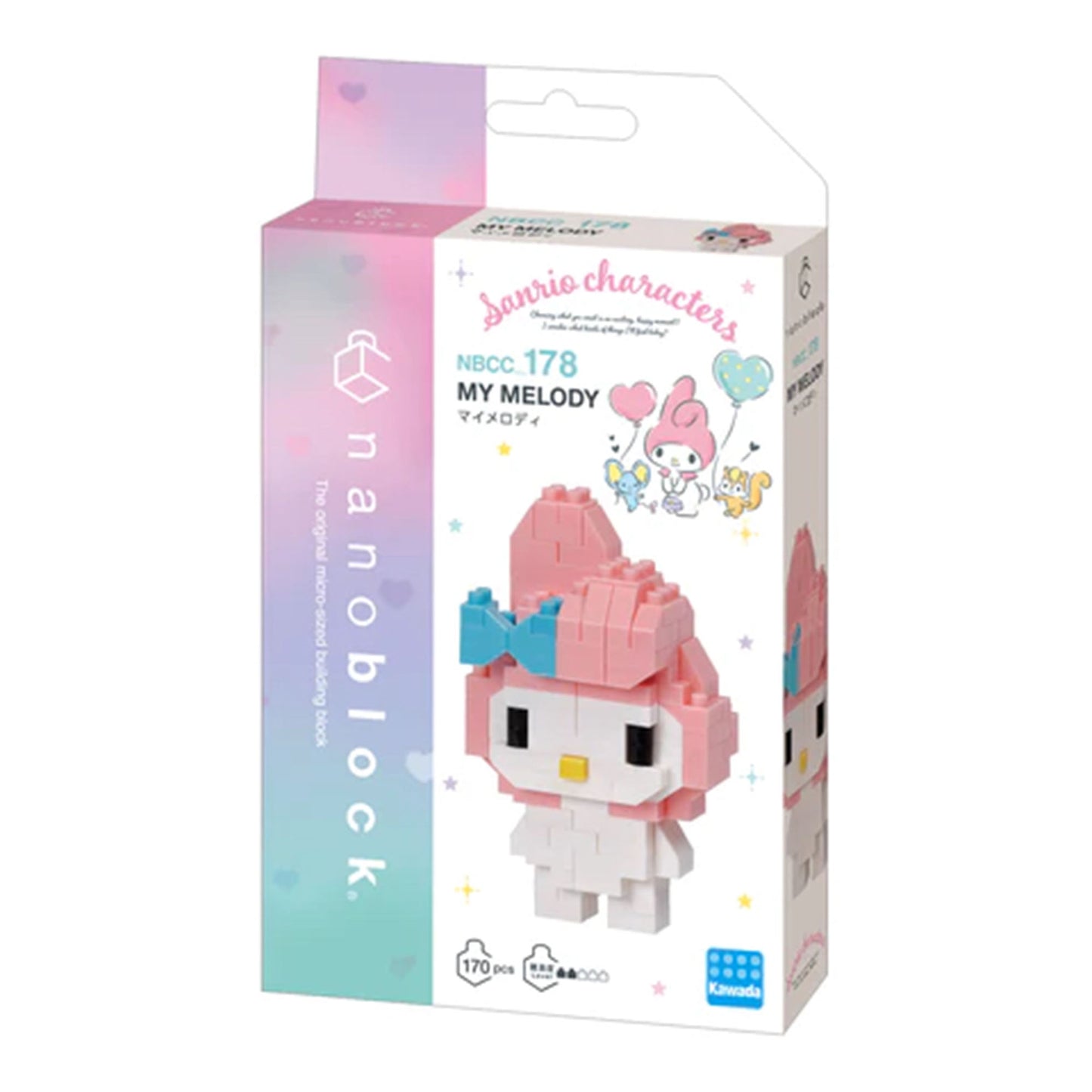 nanoblock My Melody, (170-pieces)