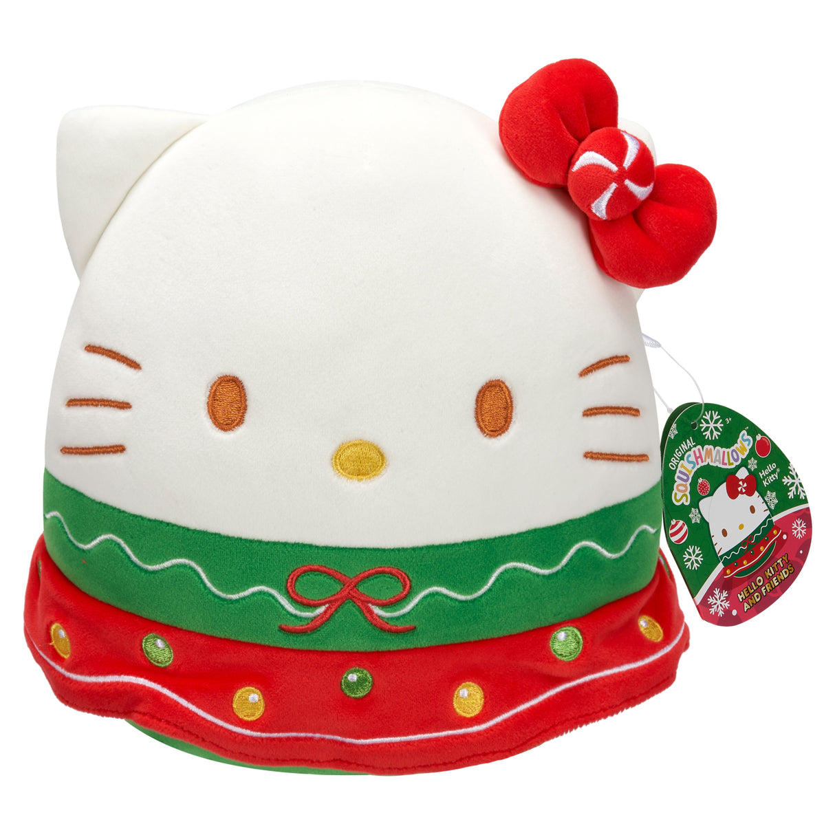 Squishmallows Hello Kitty Holiday Hello Kitty 8"  Plush