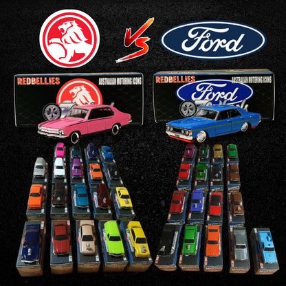 Oz Wheels 1:64 Red Bellies Mystery Boxes Holden