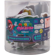 Super Mario2 Foam Sticker Tub 40Pk