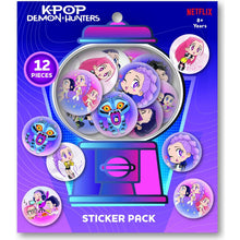 Kpop Demon Hunters Vending Machine Sticker 12Pcs