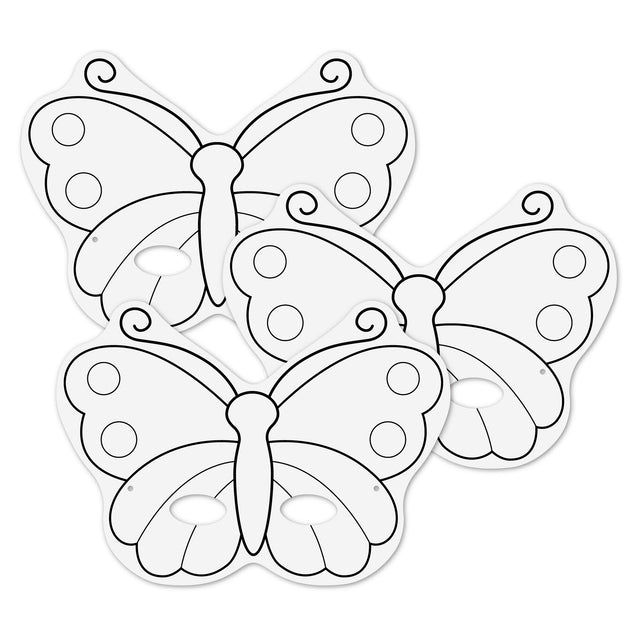 Teacher's Choice Paper Shapes Butterfly Mask (10 Piece)