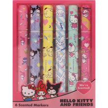 Hello Kitty & Friends Scented Markers 6 Pack