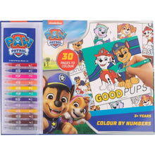 Paw Patrol Colour By Numbers