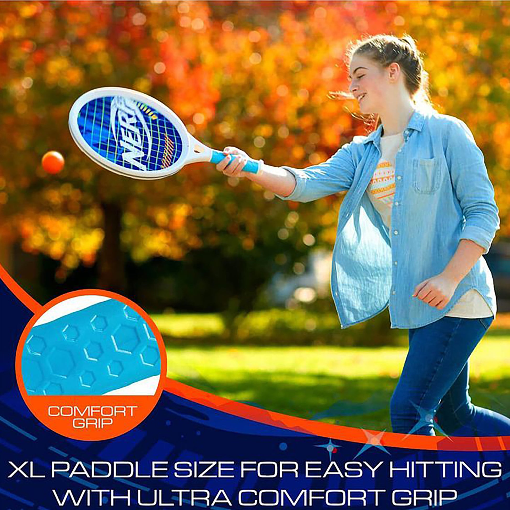 Nerf Two Player Tennis Set