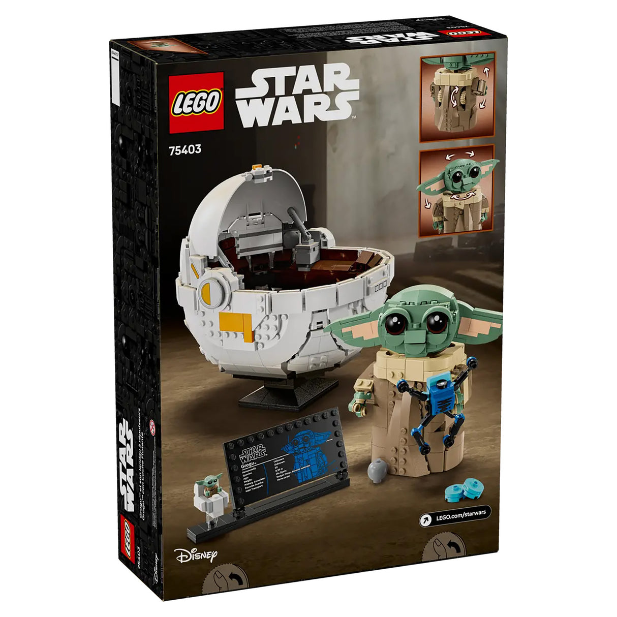 LEGO Star Wars Grogu with Hover Pram 75403