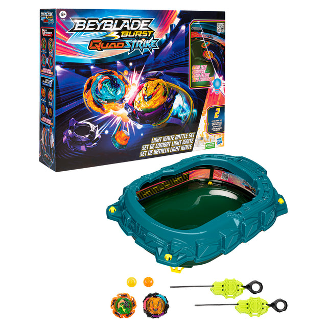 Beyblade Quadstrike Light Ignite Battle Set