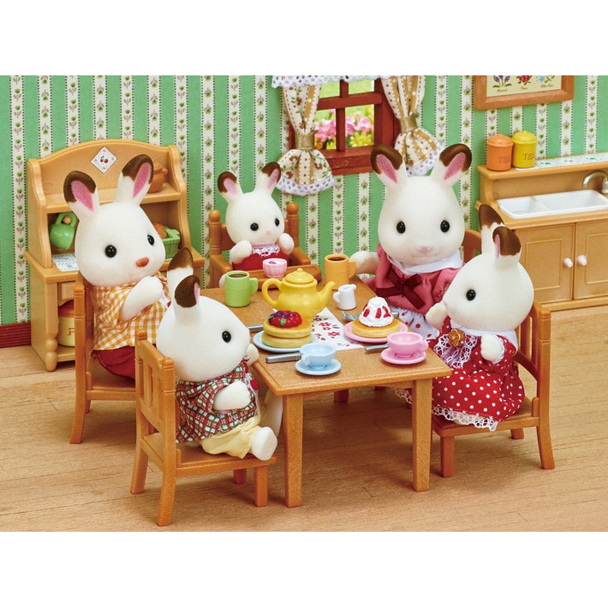 Sylvanian Families Chocolate Rabbit Family