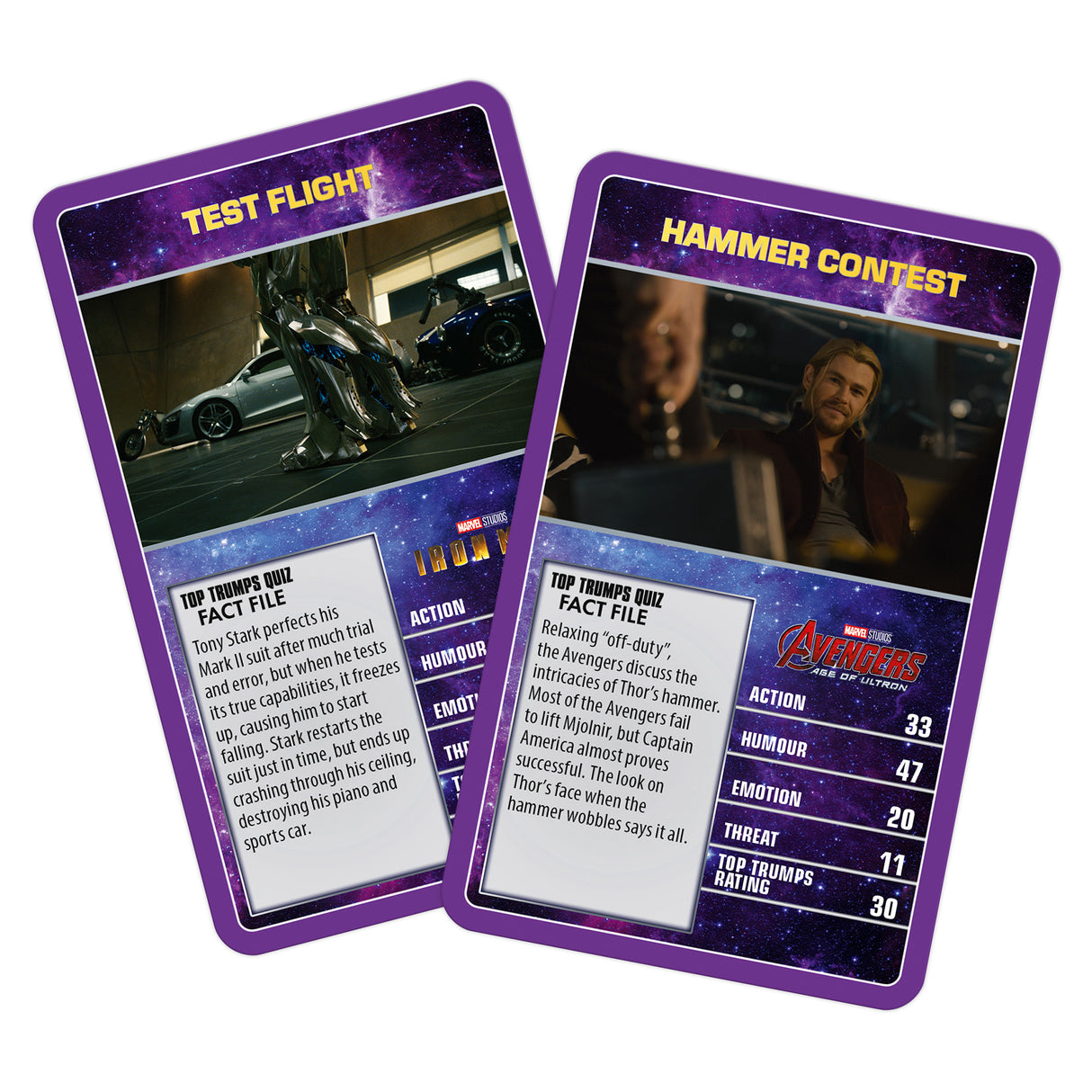 Top Trumps Marvel 30 Moments Card Game