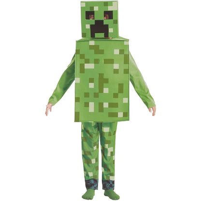 Minecraft Creeper Fancy Dress Costume 7-8