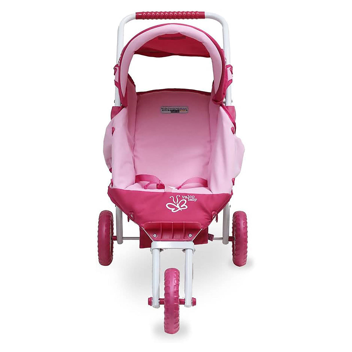 Valcobaby Mini Marathon Doll Stroller with Toddler Seat, Pink