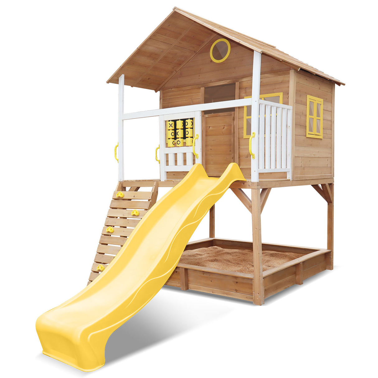 Lifespan Kids Warrigal Cubby House with Yellow Slide