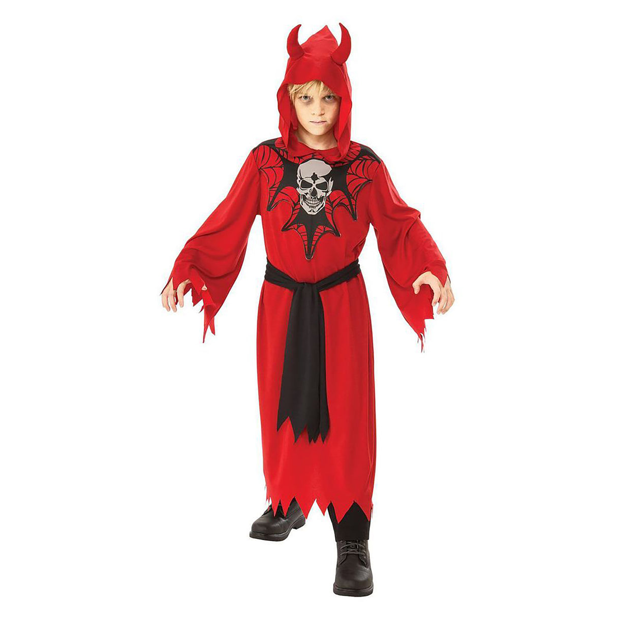 Rubies Skeleton Robe Costume, Red (6-8 years)
