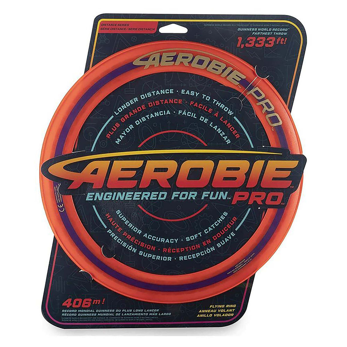 Aerobie Pro Frisbee Ring, Red (33 cms)