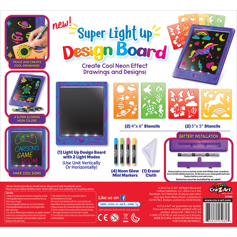 CRA-Z-ART Super Light Up Design Board