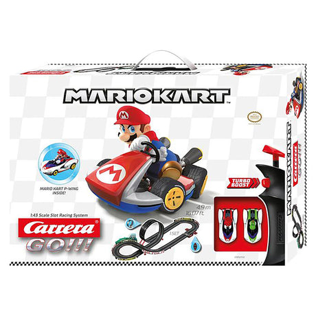 Carrera Go Mario Kart Pwing Slot Cars (4.9 mtrs)