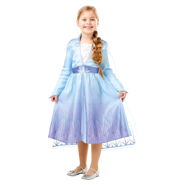 Rubies Elsa Disney Frozen Ii Classic Costume, Blue (6-8 years)