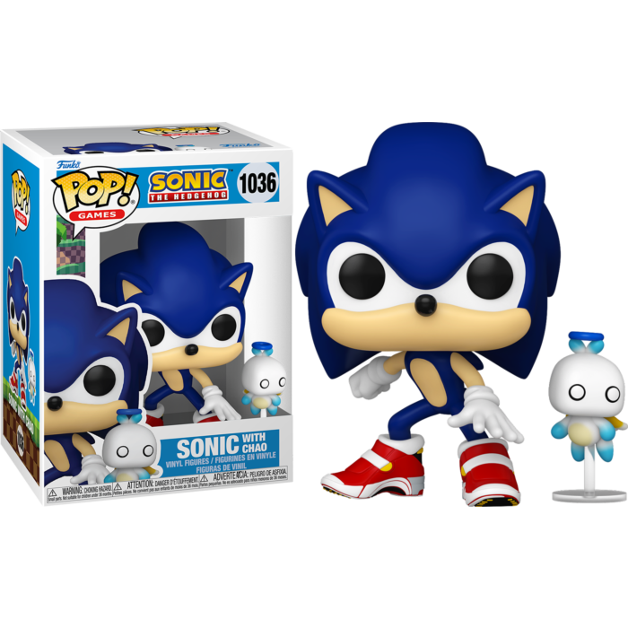 Funko Sonic the Hedgehog Sonic with Hero Chao Pop! Vinyl #1036